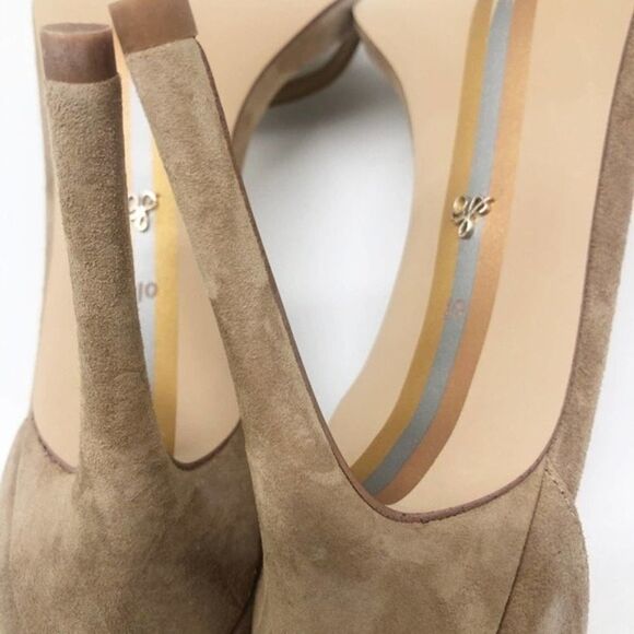 SAM EDELMAN Ariella Suede Ankle Strap Sandals - Picture 6 of 7